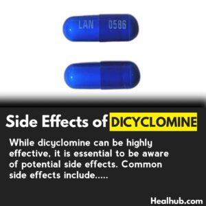 Side effects of DICYCLOMINE